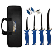 ACCUSHARP® Fillet & Bait Knife Kit – 6-Piece Fishing Knife Set with Sharpener & Storage Case