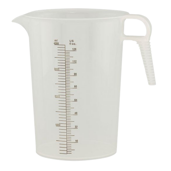 Accu-Pour™ Polypropylene Measuring Pitcher – 128 oz (1 Gallon)