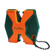 AccuSharp 2-Step Knife Sharpener – Coarse & Fine Rods with Keychain