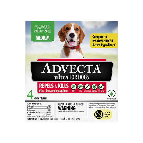 Advecta Ultra Flea & Tick Dog Collar 11–20 lb