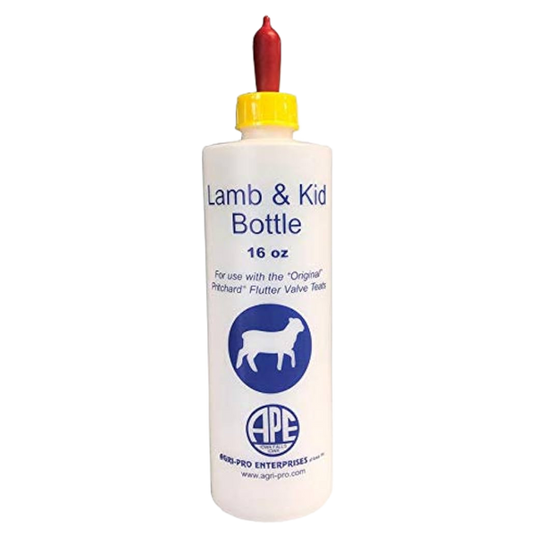 Agri-Pro Lamb & Goat Bottle Kit with Original Pritchard Teat – 16 oz