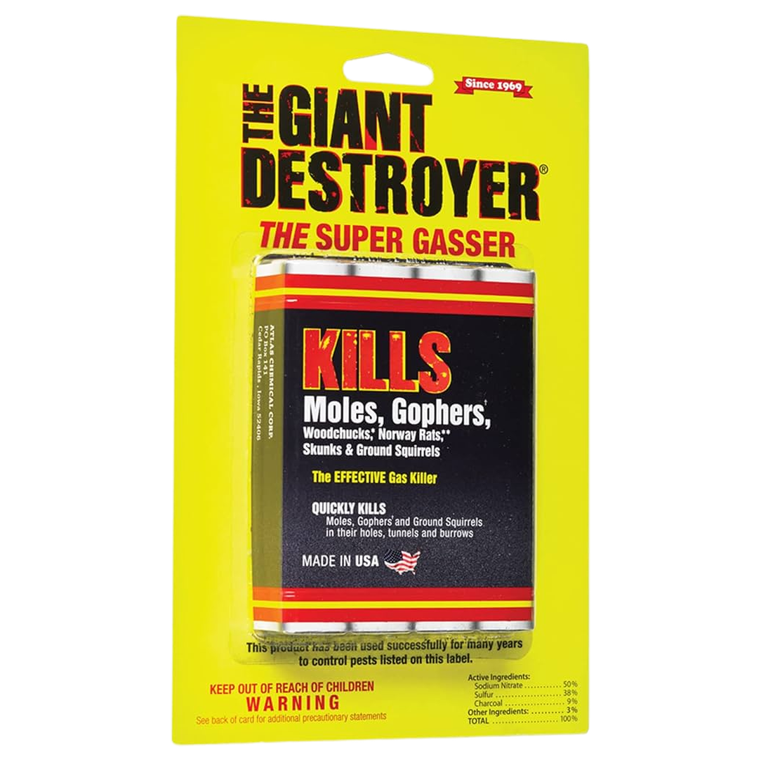 Atlas® Giant Destroyer 00333 Gas Bomb – Pack of 2 (4-packs, 8 Cartridges)