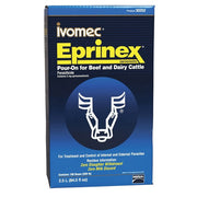 Eprinex® (Eprinomectin) Pour-On Broad-Spectrum Cattle Wormer & External Parasite Control - 2.5 L
