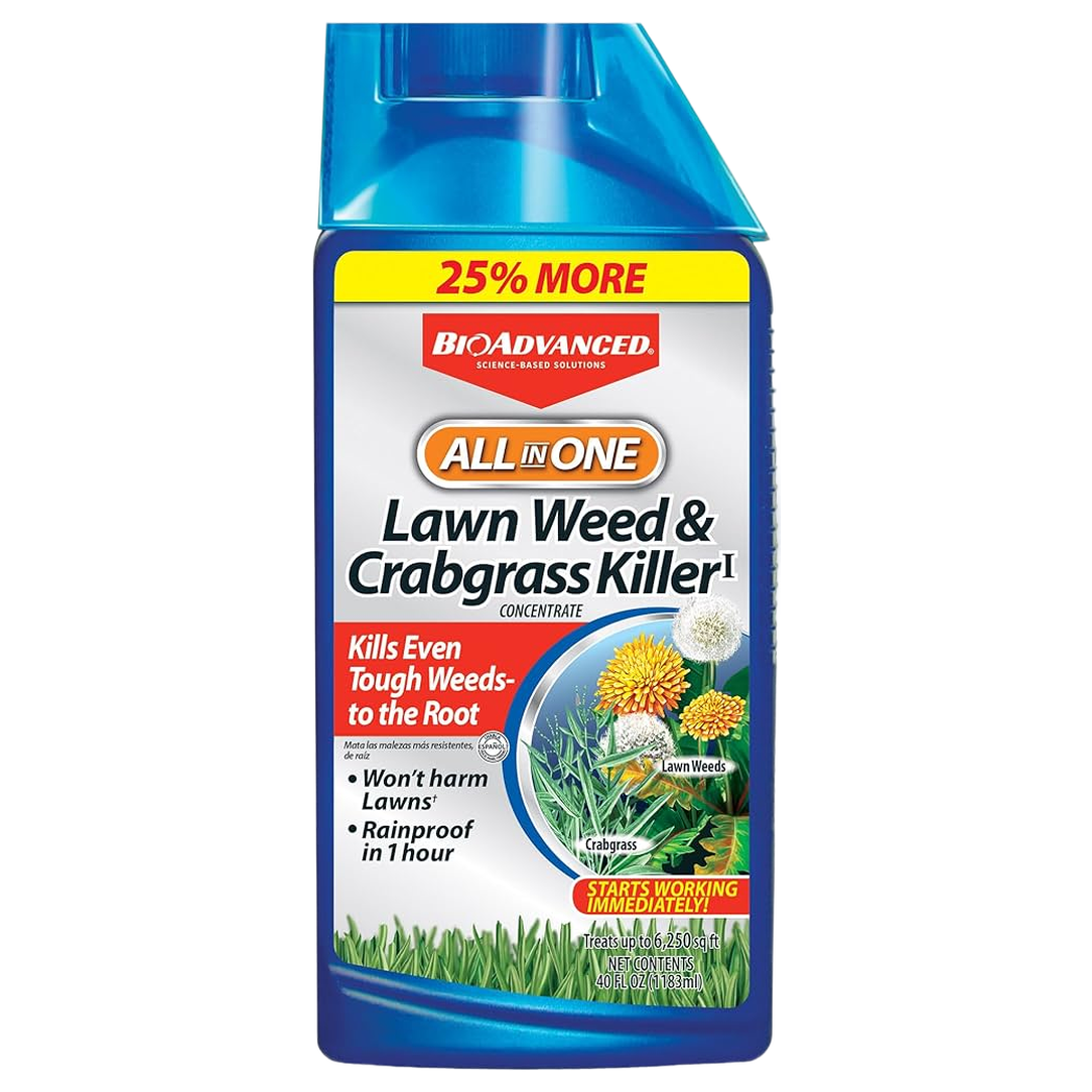 BioAdvanced® All-In-One Lawn Weed & Crabgrass Killer I – 40 oz Concentrate
