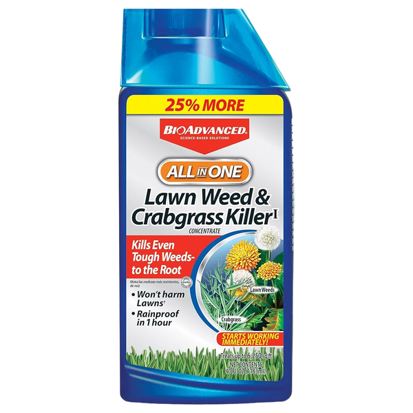 BioAdvanced® All-In-One Lawn Weed & Crabgrass Killer I – 40 oz Concentrate