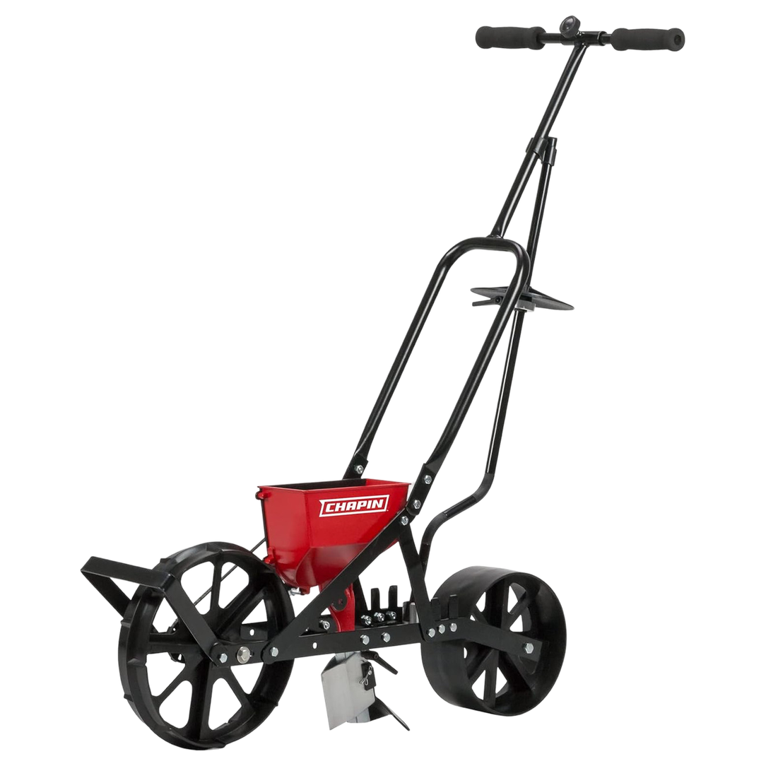 Chapin® 8701B Garden Push Seeder Planter – 6 Seed Plates, Zinc Plow Blade, Steel Frame