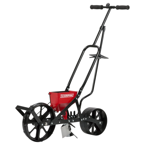 Chapin® 8701B Garden Push Seeder Planter – 6 Seed Plates, Zinc Plow Blade, Steel Frame