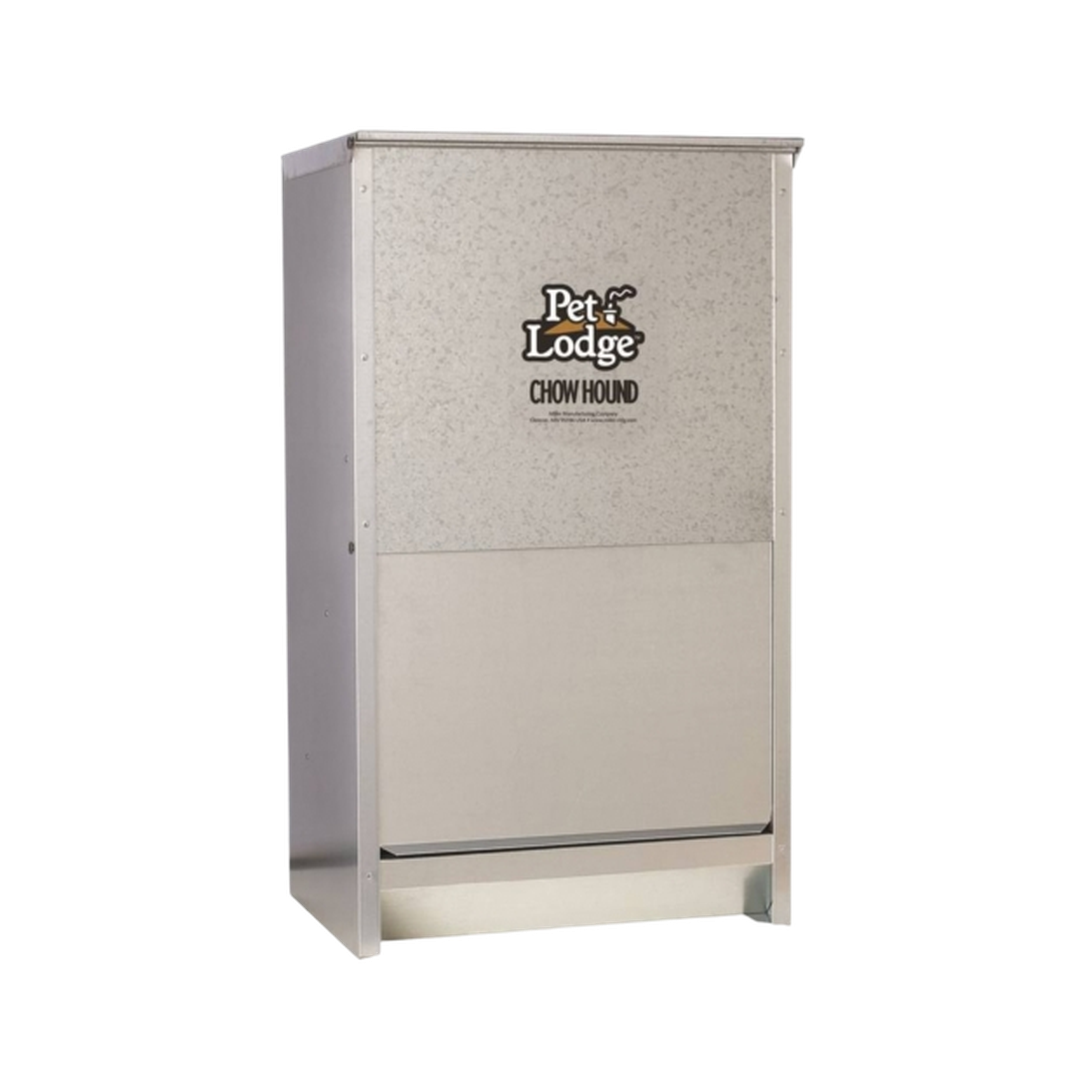 Chow Hound 50-Pound Pet Feeder – Steel Gravity Feeder