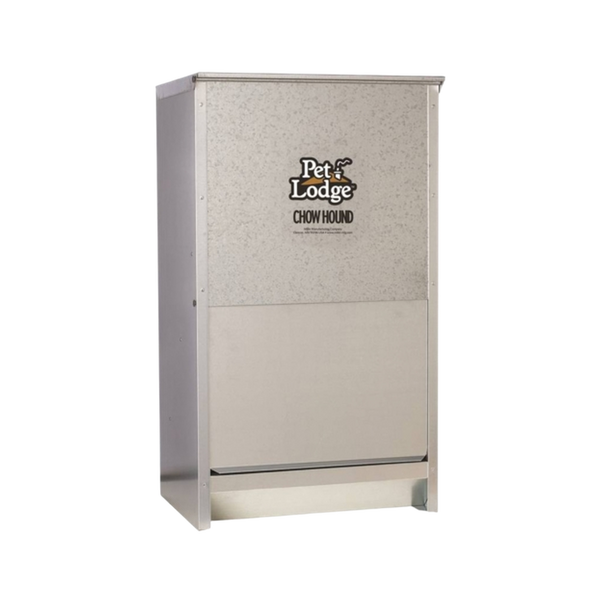 Chow Hound 50-Pound Pet Feeder – Steel Gravity Feeder