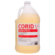 Corid 9.6% Oral Solution (Amprolium) Coccidiosis Treatment for Calves - 1 Gal