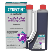 Cydectin® Moxidectin Pour-On for Beef & Dairy Cattle - Long-Lasting Parasite Control - 1 L