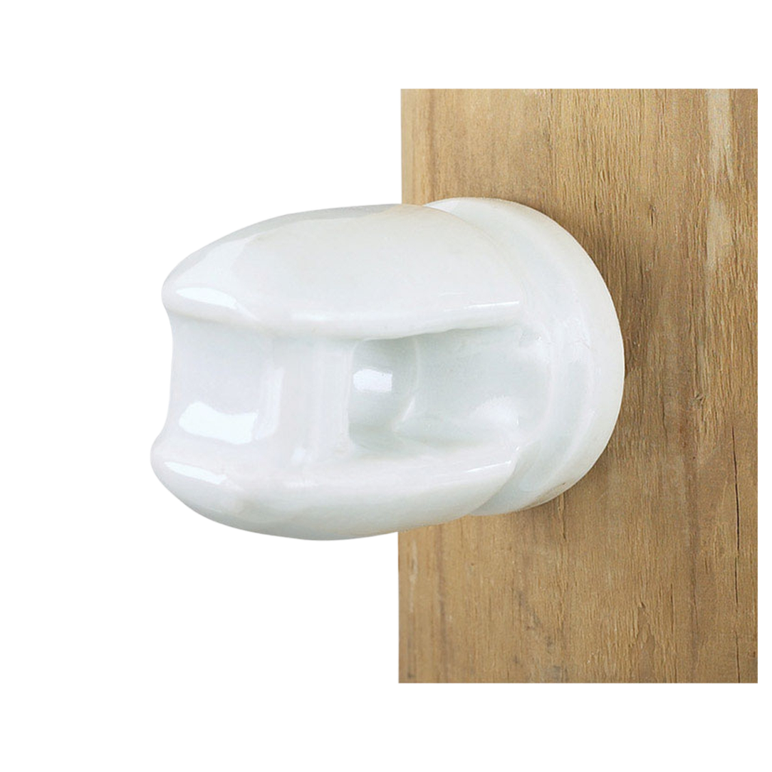 Dare® 2799-25 Heavy-Duty Porcelain Electric Fence Insulator – White