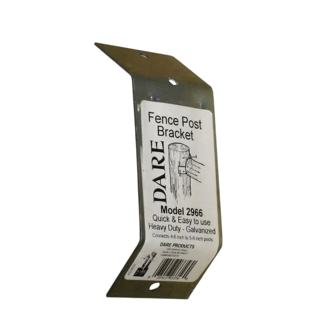 Dare® 2966 Electric Fence Post Connecting Bracket – 16-Gauge Galvanized Steel
