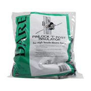 Dare Wood Post Pinlock Insulator – Black, 25 Pack (183377)