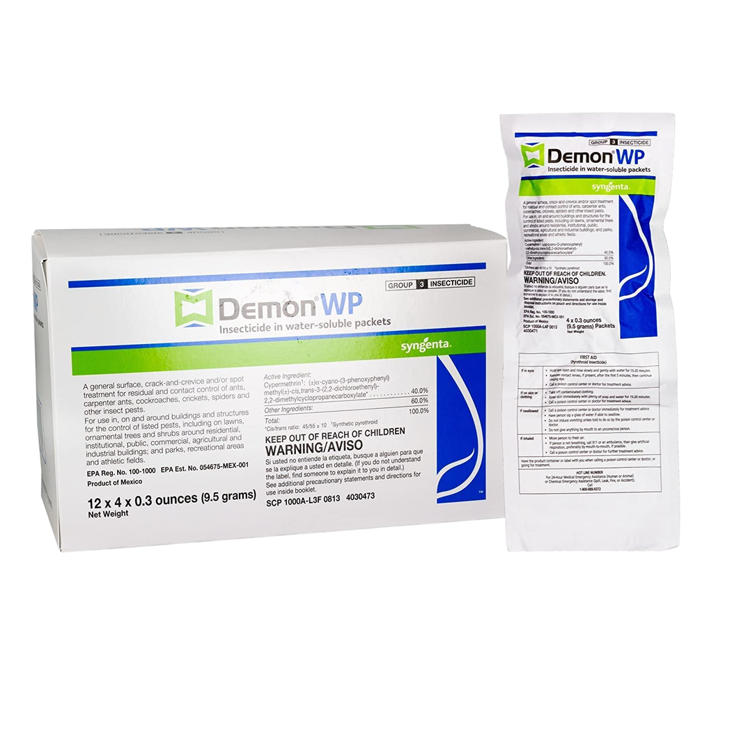 Demon® WP Insecticide – Wettable Powder Pest Control - 4 pack