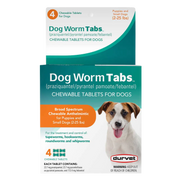 Dog Dewormer Tablets 2-25 lb 4 ct