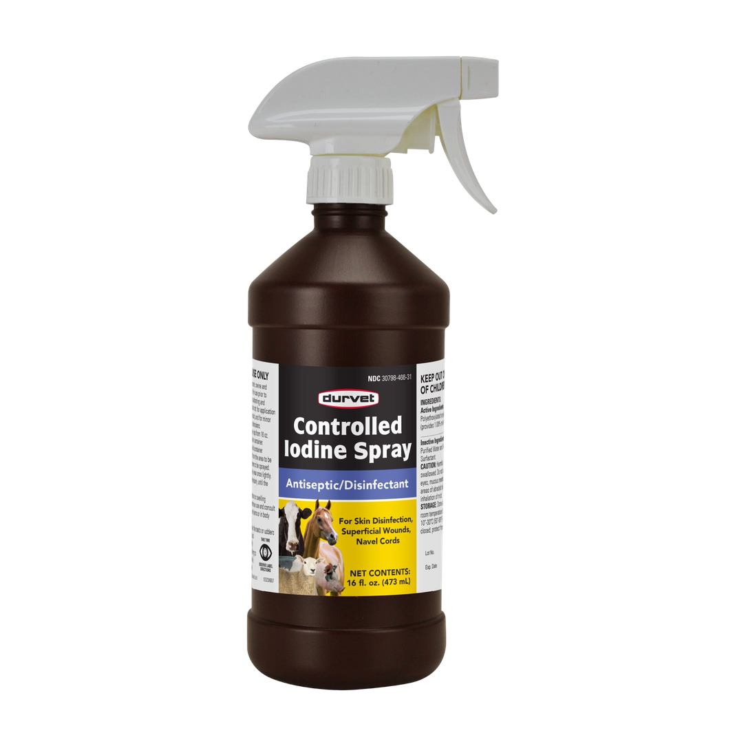 Durvet Controlled Iodine Spray - 16 oz
