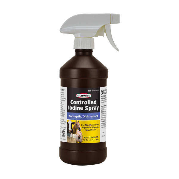 Durvet Controlled Iodine Spray - 16 oz