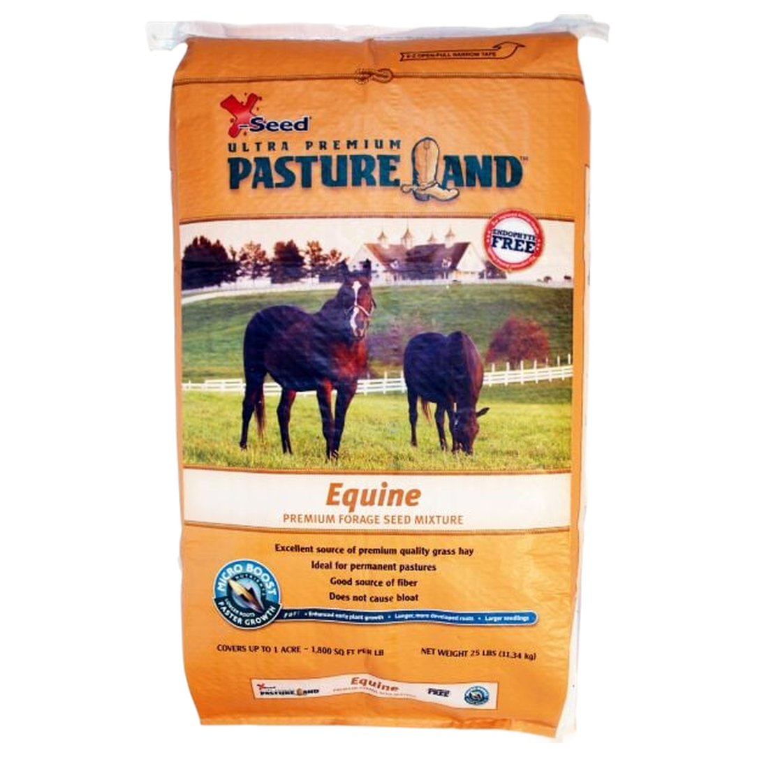 Equine Pasture Blend – Perennial Ryegrass, Orchardgrass, KY Bluegrass, Alfalfa, Timothy, Ladino Clover - 50 lb Bag