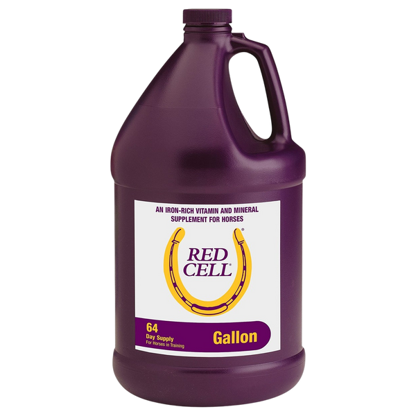 Farnam Red Cell Liquid Vitamin-Iron-Mineral Supplement for Horses - 1 Gallon