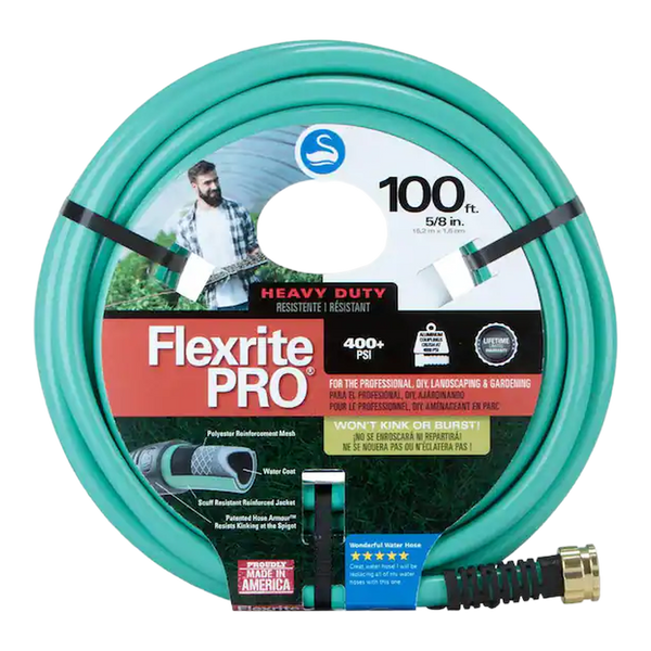 Flexrite Pro™ Heavy-Duty Garden Hose – 100 ft