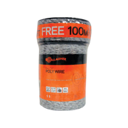 Gallagher® Ultra White Polywire – 1,320 ft High-Visibility Electric Fence Line