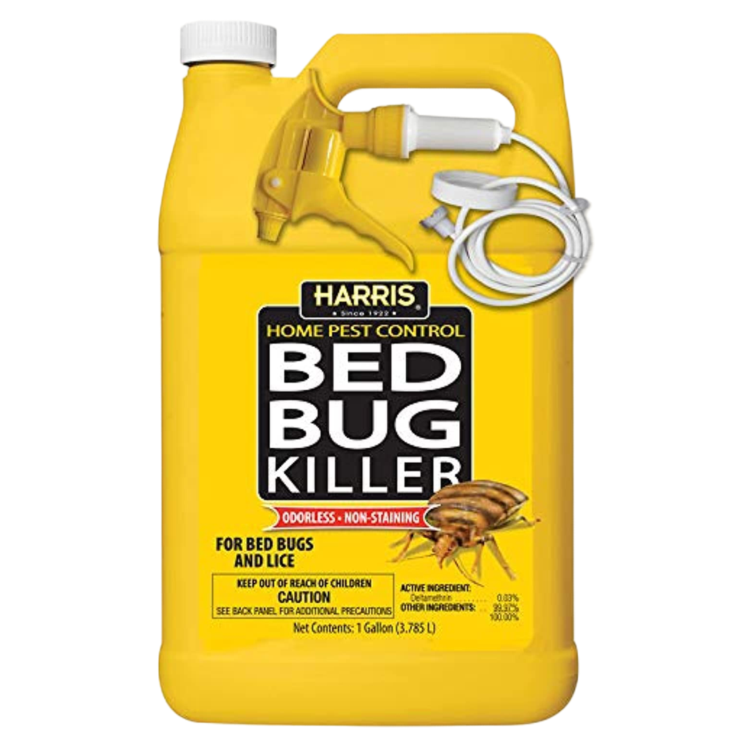 HARRIS® Bed Bug Killer – 1 Gallon (Odorless, Non-Staining Liquid Spray)