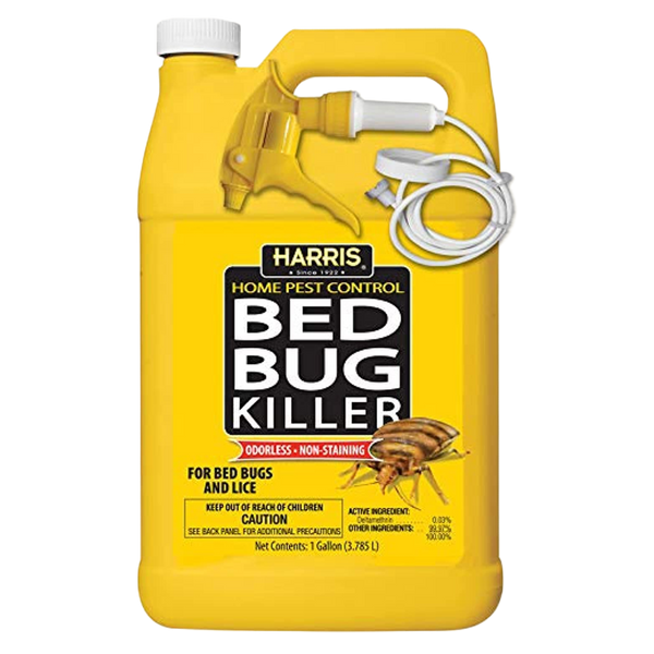 HARRIS® Bed Bug Killer – 1 Gallon (Odorless, Non-Staining Liquid Spray)
