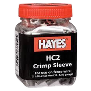Hayes® ProCrimp Sleeves HC2 – Fits 16–12.5 Gauge Fence Wire 100 pk