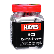 Hayes® ProCrimp Sleeves HC3 – Fits 12.5–10 Gauge Fence Wire, 50 Pack