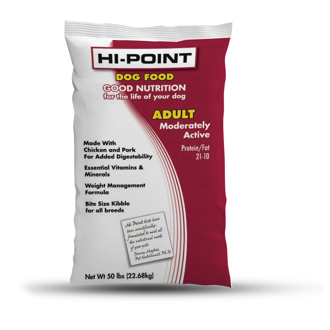 Hi-Point Dog Food Moderately Active - 50 lb