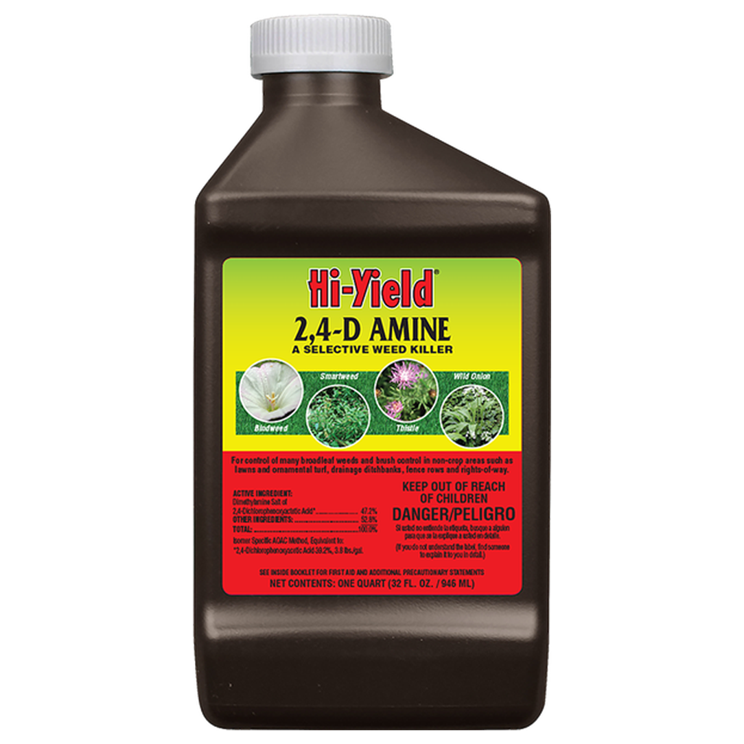 Hi-Yield® 2,4-D Amine Selective Weed Killer – 32 oz