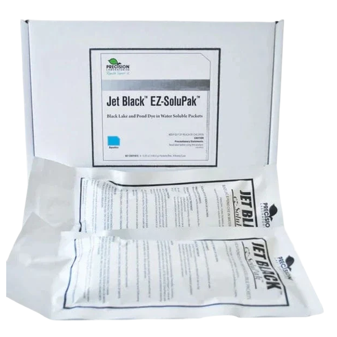 Jet Black® EZ-Solupak Lake & Pond Dye – 6 Pack Treatment