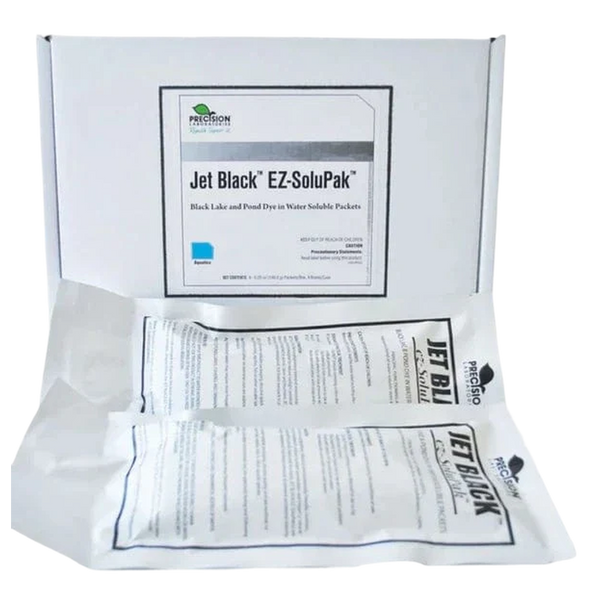 Jet Black® EZ-Solupak Lake & Pond Dye – 6 Pack Treatment