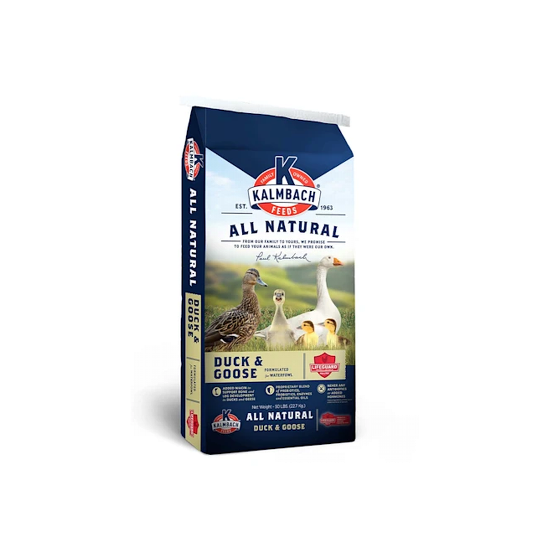 Kalmbach All Natural Duck & Goose Pellet Feed 18% - 50 lb