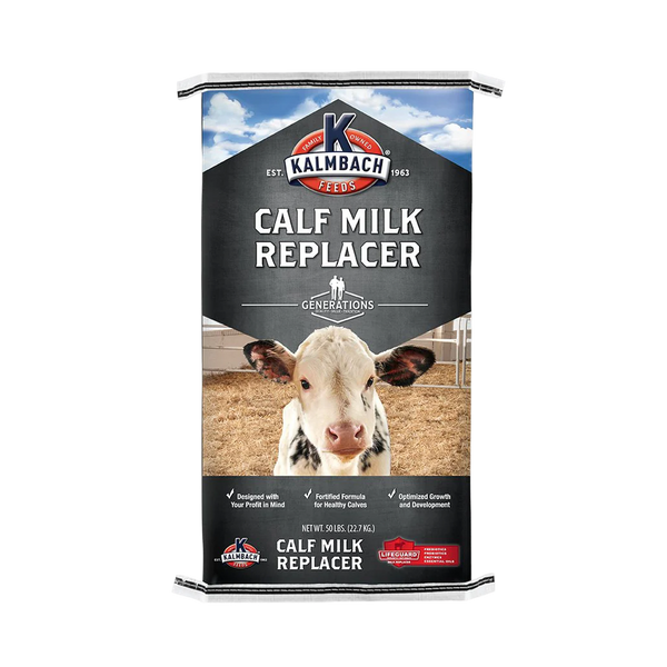 Kalmbach Gen 20/20 Milk Replacer – All-Milk Protein Formula for Calves- 50 lb