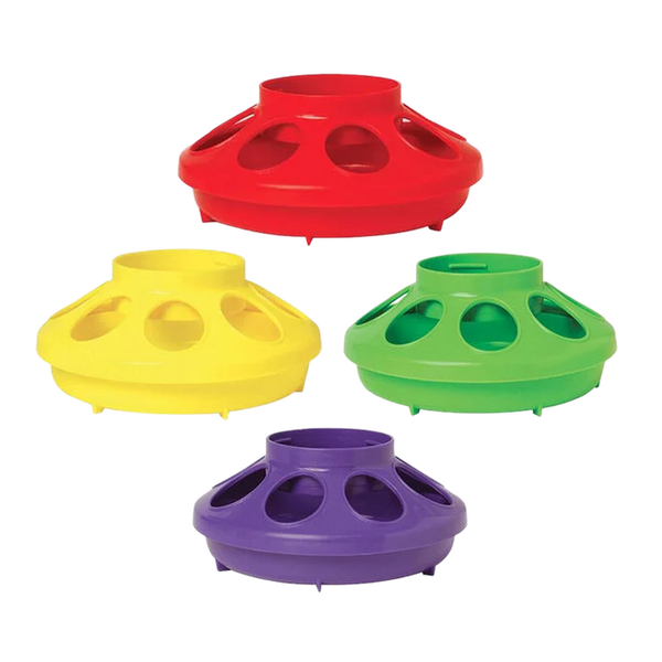 Little Giant® 1 Quart Plastic Screw-On Feeder/Waterer Base