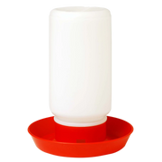 Little Giant® 1 Quart Screw-On Poultry Jar – Translucent Plastic