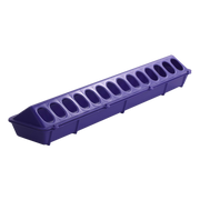 Little Giant® 20" Plastic Poultry Feeder Trough Base – Purple
