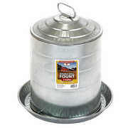 Little Giant® 5 Gallon Double-Wall Metal Poultry Fount