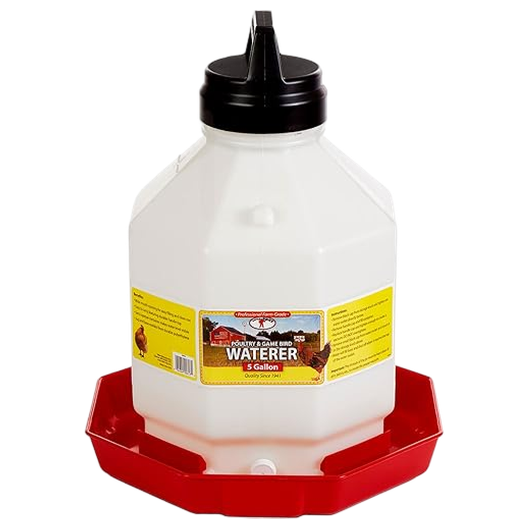 Little Giant® 5 Gallon Plastic Dome Poultry Waterer
