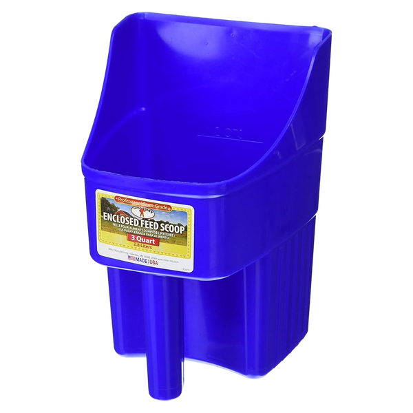 Little Giant Galvanized Feed Scoop – 3 qt / 2.6 L Heavy-Duty Feed Scoop