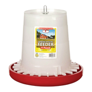 Little Giant Hanging Plastic Feeder – 11 lb Poultry Feeder