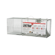 Little Giant® LT1 Live Animal Trap – Galvanized Wire Mesh, Single-Door Entry 32 x 10