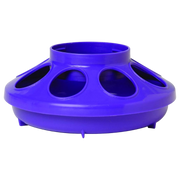 Little Giant® Plastic Poultry Feeder Base – Purple (Fits 1 Qt Containers)