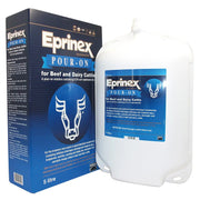 Eprinex® (Eprinomectin) Pour-On Broad-Spectrum Cattle Wormer & External Parasite Control - 5 L
