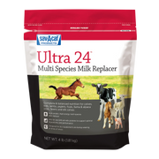 Milk Products Grade A Ultra 24 Milk Replacer – All-Milk Protein Formula for Calves & Livestock - 4 lb