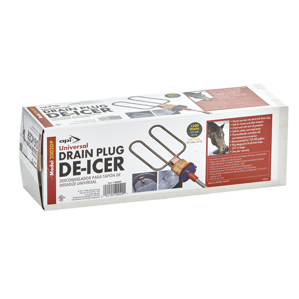 Miller® 1500W Drain Plug De-Icer – For 100–300 Gallon Tanks