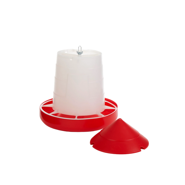 Miller Manufacturing Deluxe Hanging Poultry Feeder – 22 lb Plastic Feeder