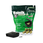Mouser® RF Refillable Mouse Bait Station – Includes 8 Refill Bait Blocks